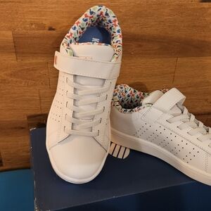 K-Swiss  Court Casper  Children's White Dino Sneakers